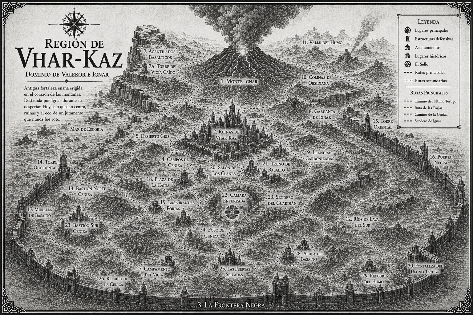 Mapa de Vhar-Kaz
