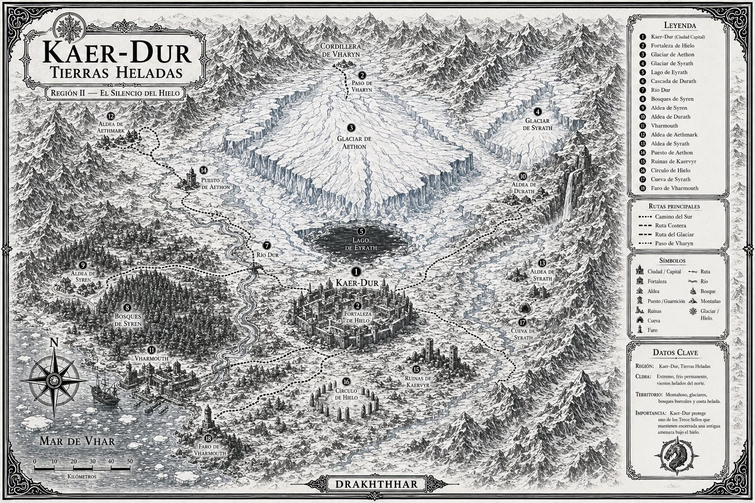 Mapa de Kaer-Dur