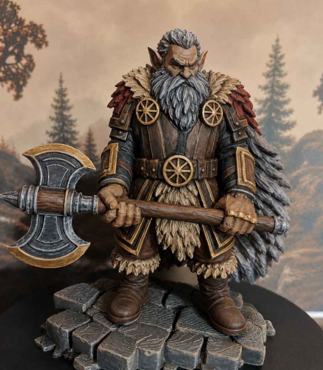 Valekor — A Named of Drakhthar, painted, 6 cm